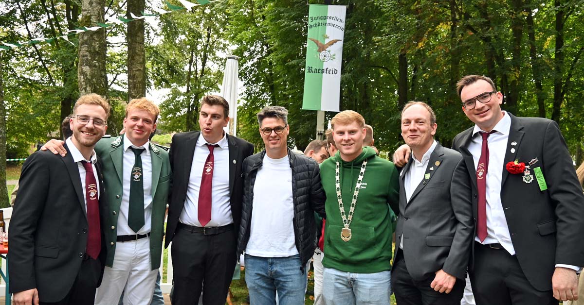 Zum Abschluss der Saison stehen die Junggesellenschützen im Mittelpunkt.