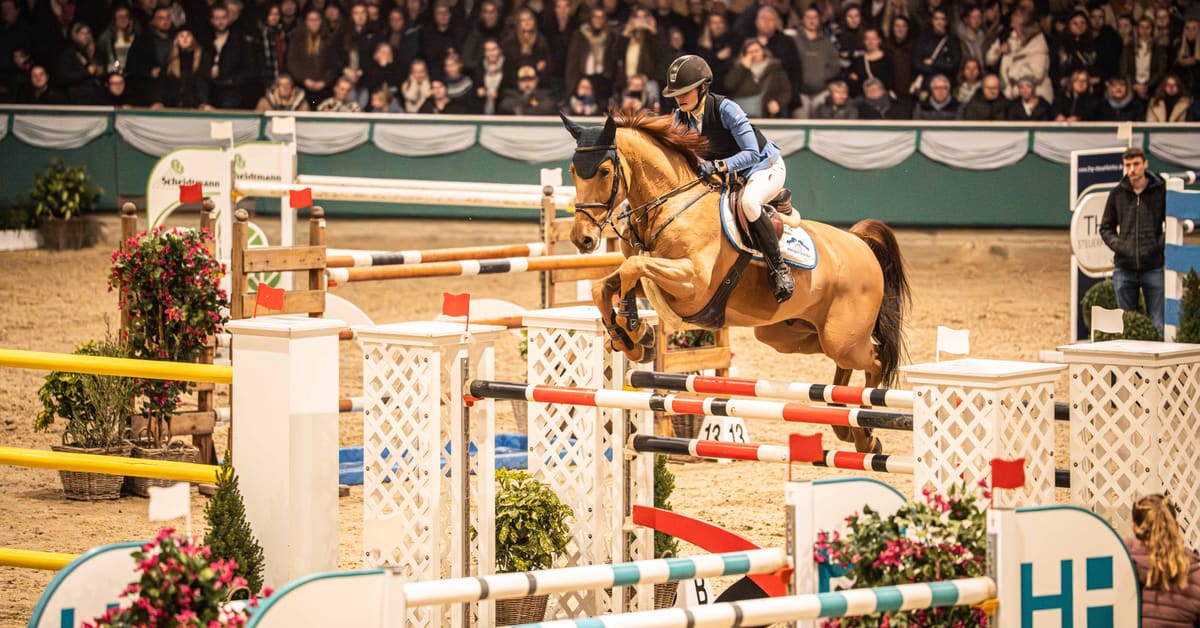 Reiterin und Pferd beim Reitturnier Gahlen 2027