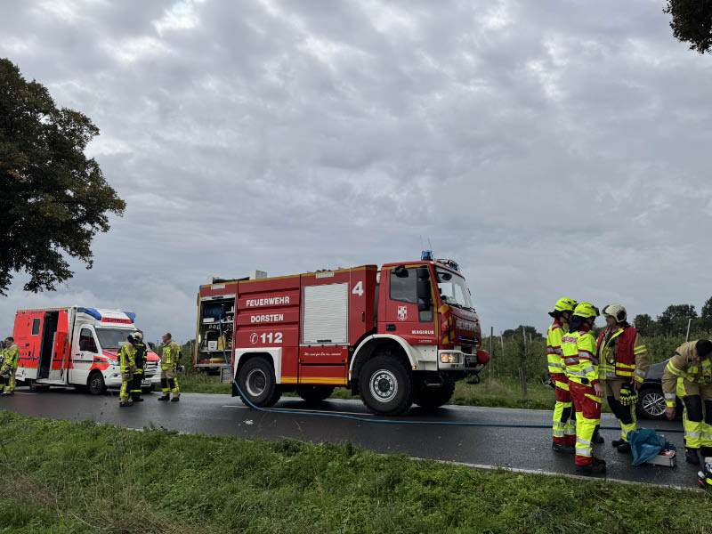 Schwerer Unfall in Rhade