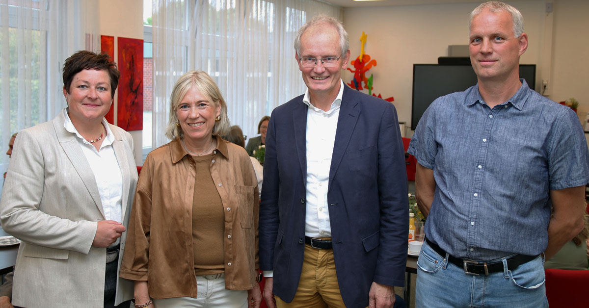 Silke Nürnberg bei ihrer Verabschiedung von der Neumühlenschule in Borken