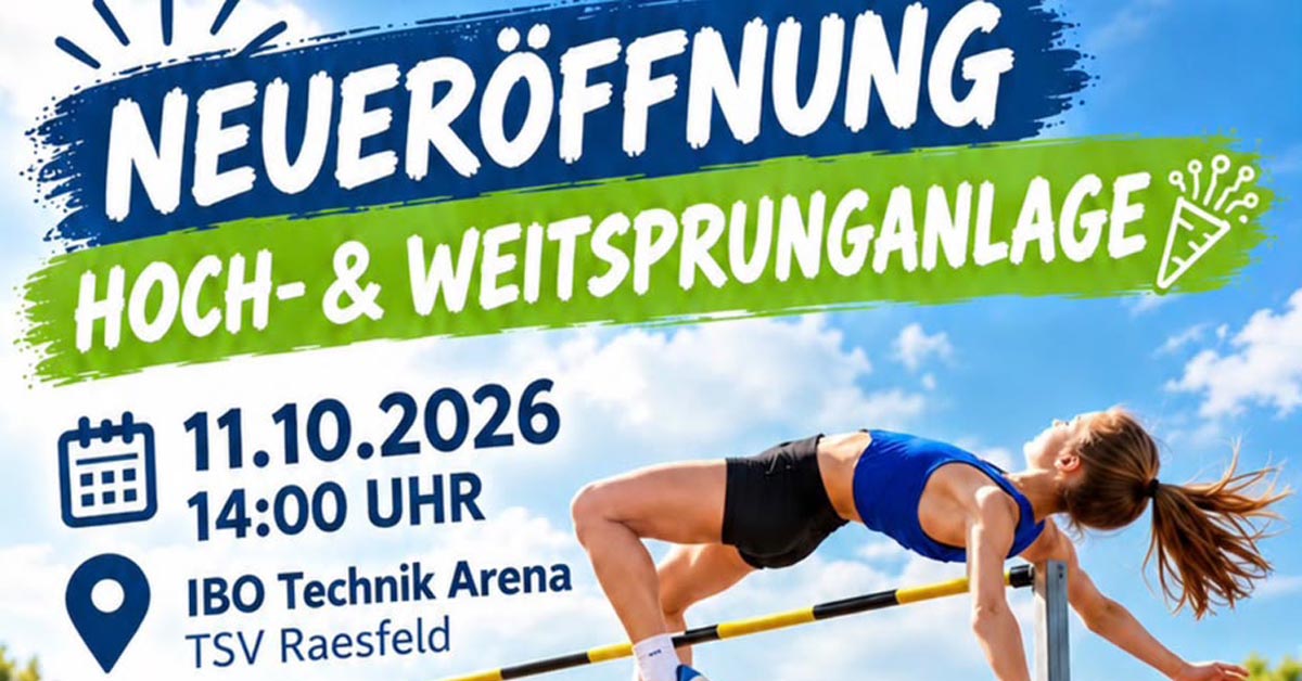 Sprunganlage Raesfeld: Eröffnung mit Heinrich Popow