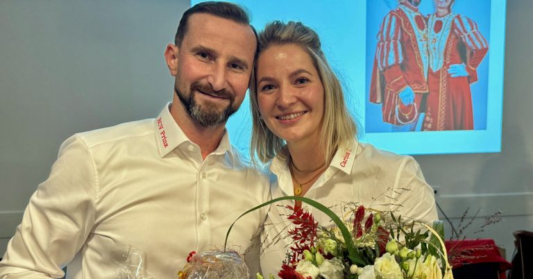Carina Mirowski und Tomek Kaczmarski, neues Prinzenpaar des RCV Raesfeld 2026/2027