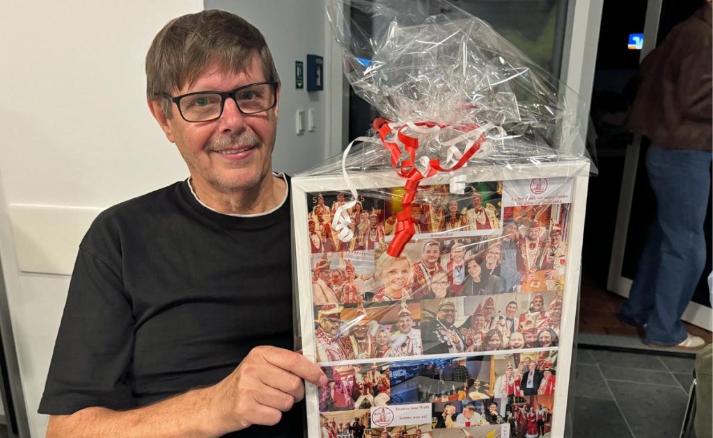 Waldemar Bröckelchen wird als Hofmarschall des RCV Raesfeld verabschiedet