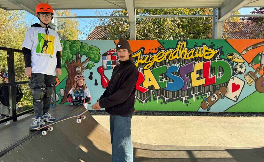 Skateboardworkshop 2026 am Jugendhaus Raesfeld
