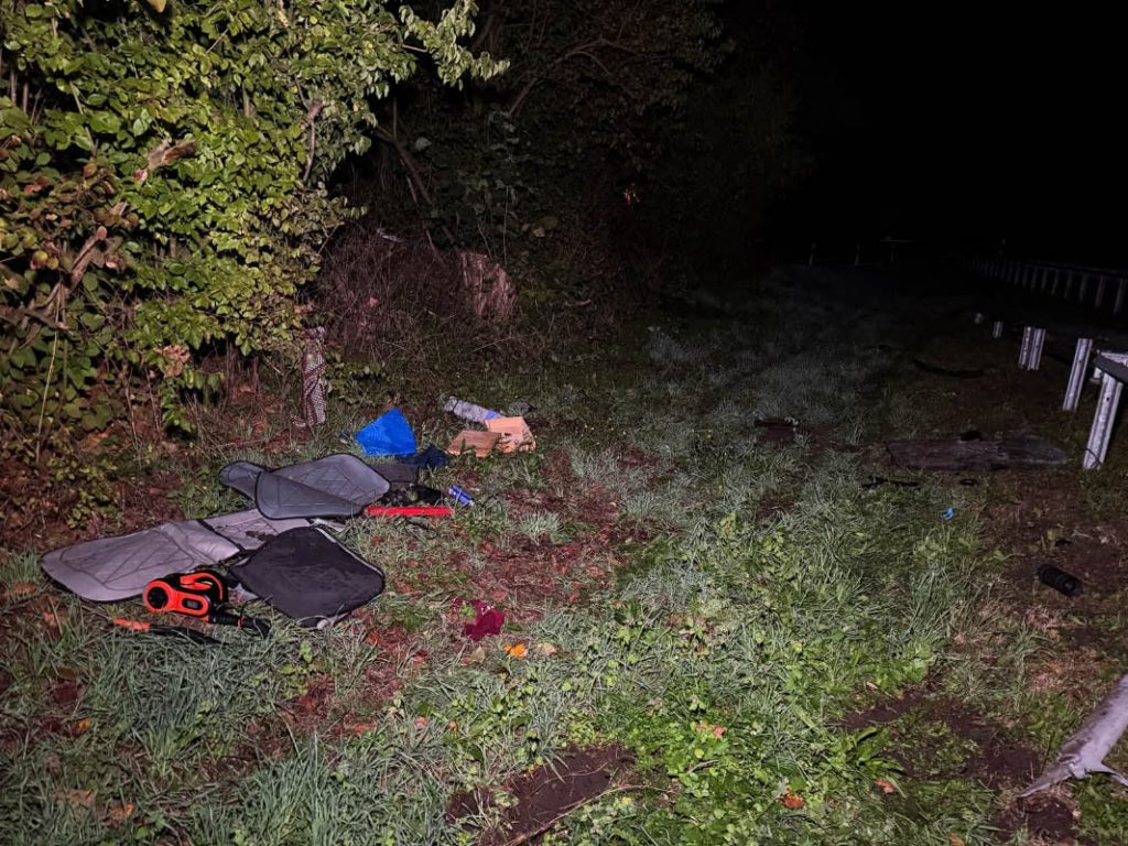 Unfall auf der A31 bei  Dorsten-Lembeck