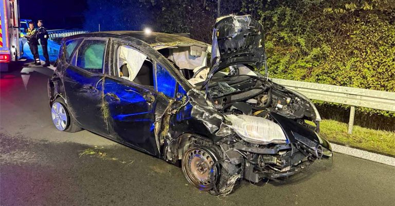 Unfall auf der A31 bei Lembeck: Polizei ermittelt nach einer kilometerlangen Falschfahrt.