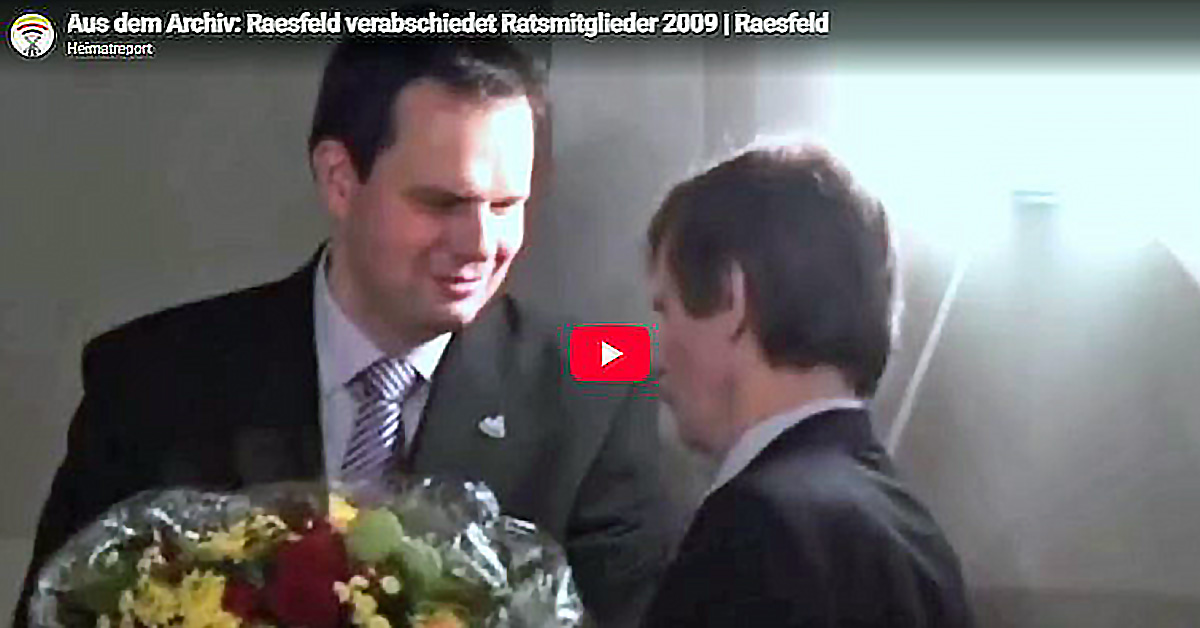 Verabschiedung von Ratsmitgliedern Raesfeld 2009