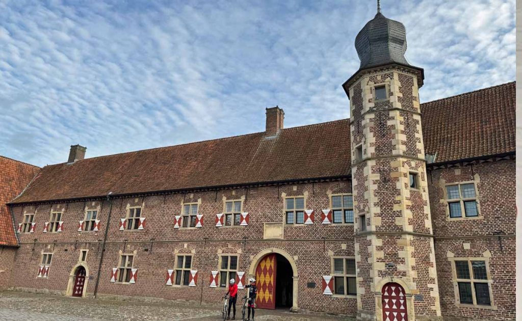 Historische Vorburg von Schloss Raesfeld, für deren Sanierung sieben Millionen Euro Fördermittel bereitstehen.